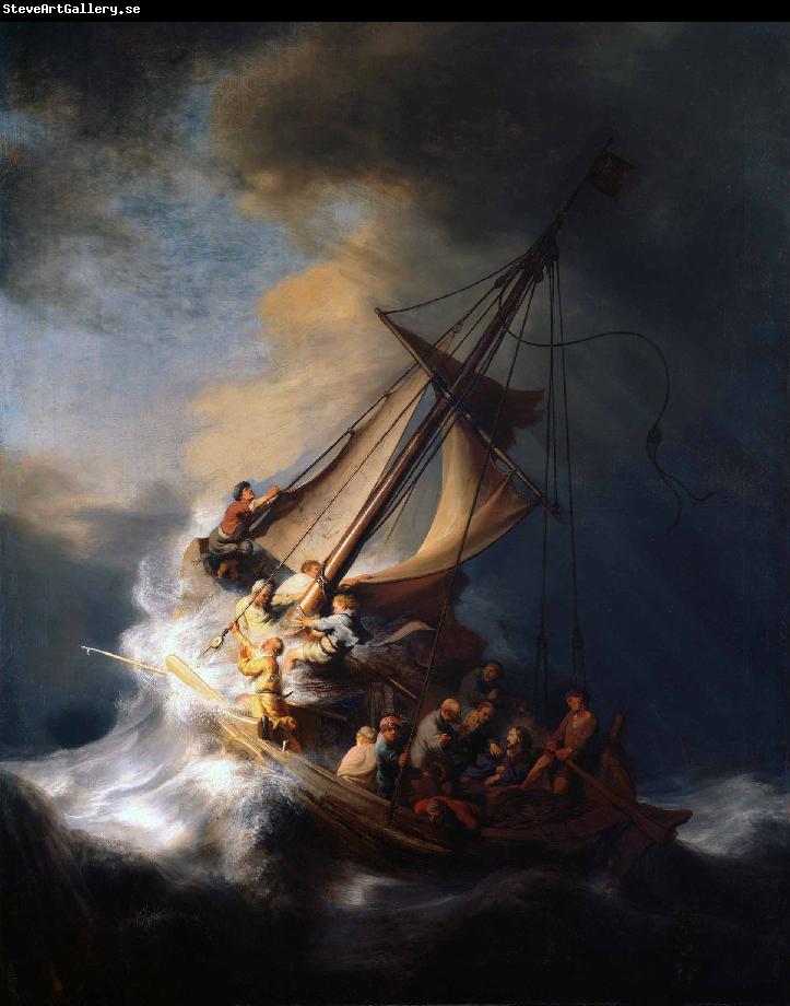 Rembrandt Peale Storm on the Sea of Galilee